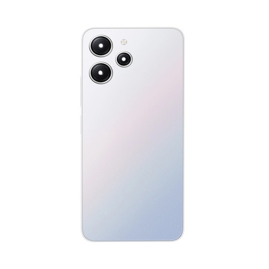 Back Cover+Camera Lens Xiaomi Redmi 12 4G Moonstone Silver Back Cover+Camera Lens Xiaomi Redmi 12 4G Moonstone Silver